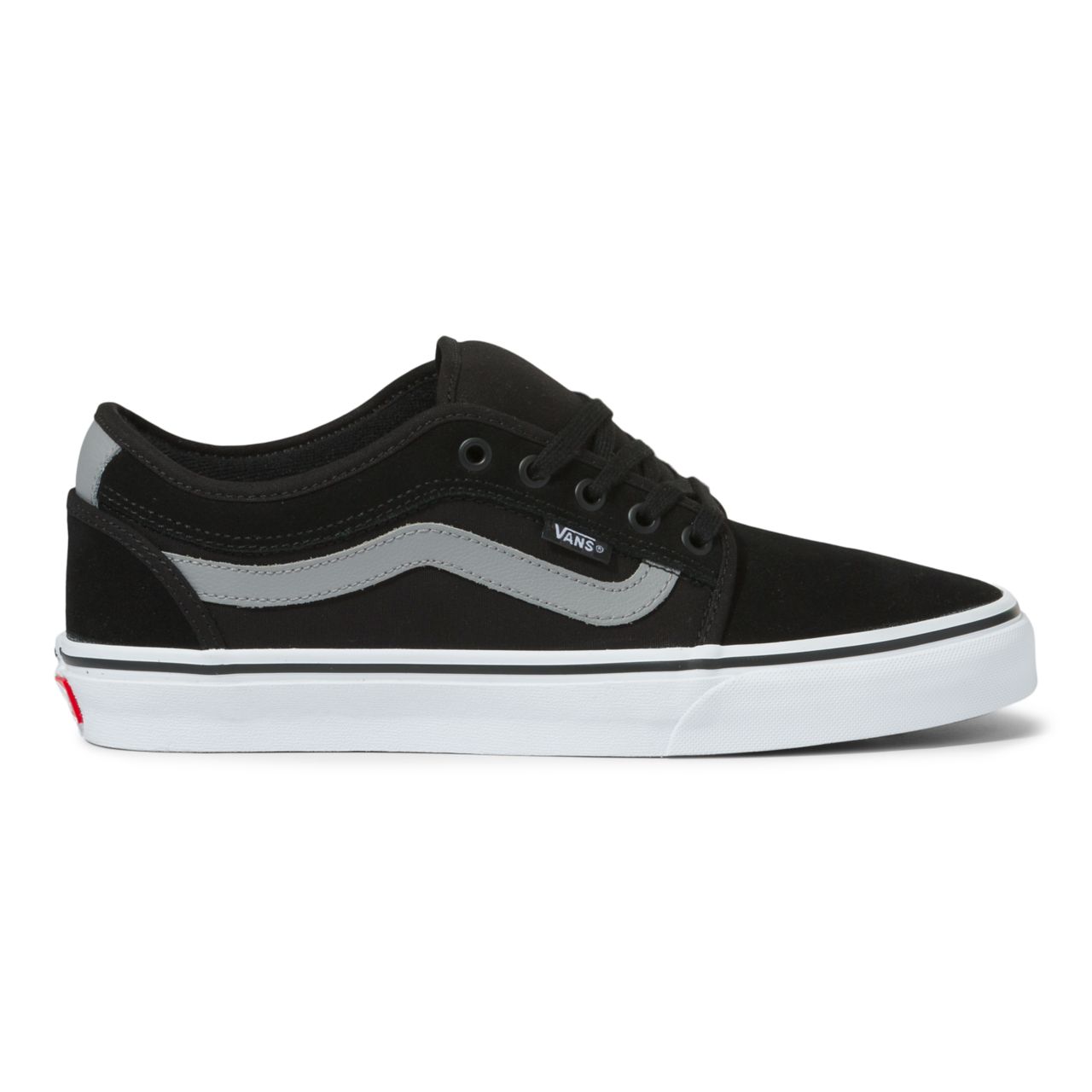 Vans Chukka Low Sidestripe Black Classic Mens Womens - black/gray/white VN0A5KQZ9BG Shoes