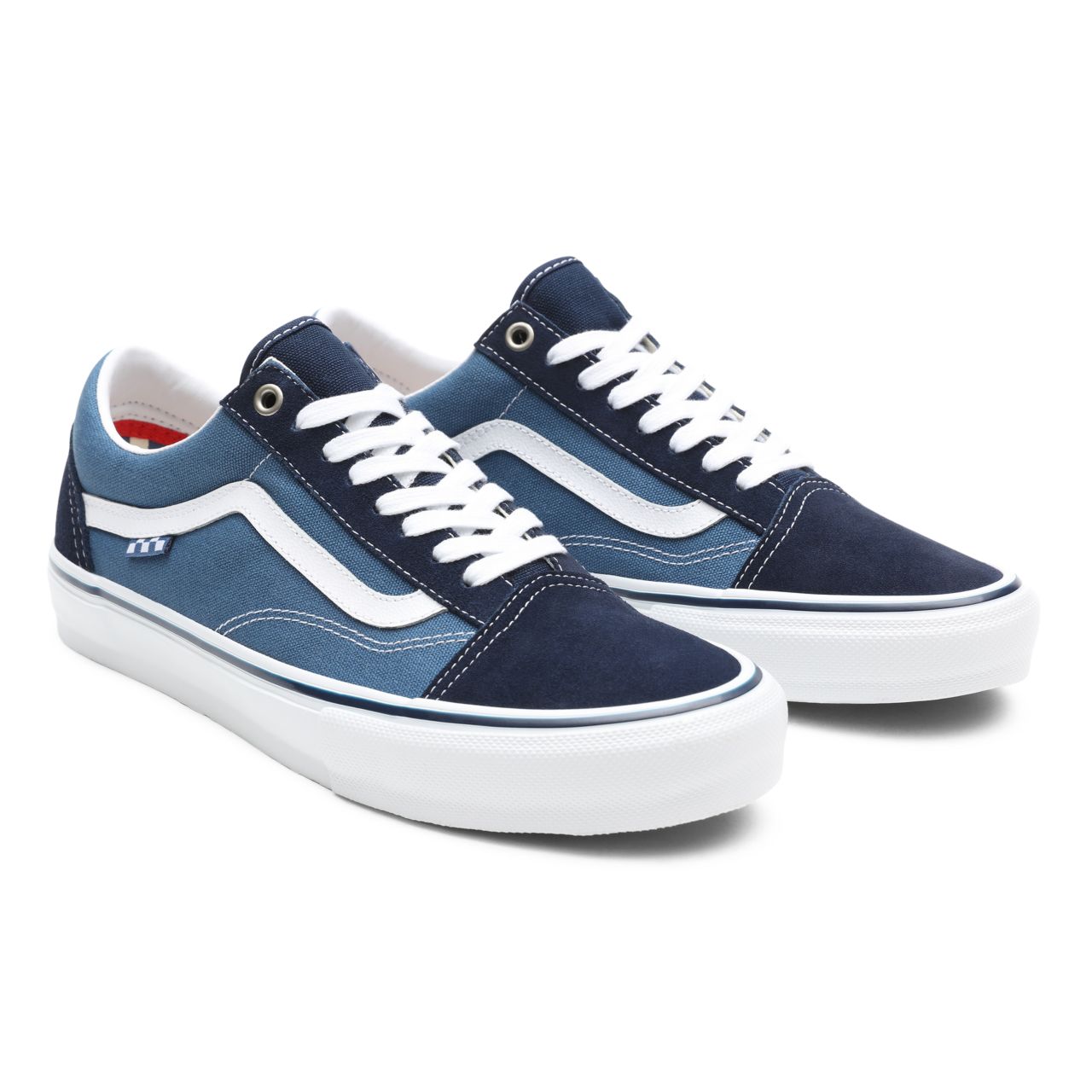 Vans Skate Old Skool Blue Classic Mens Womens - Navy/White VN0A5FCBNAV Shoes