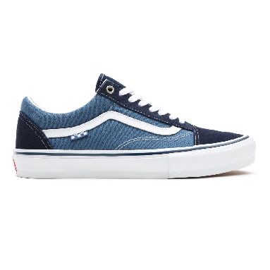 Vans Skate Old Skool Blue Classic Mens Womens - Navy/White VN0A5FCBNAV Shoes