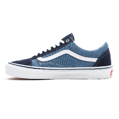 Vans Skate Old Skool Blue Classic Mens Womens - Navy/White VN0A5FCBNAV Shoes