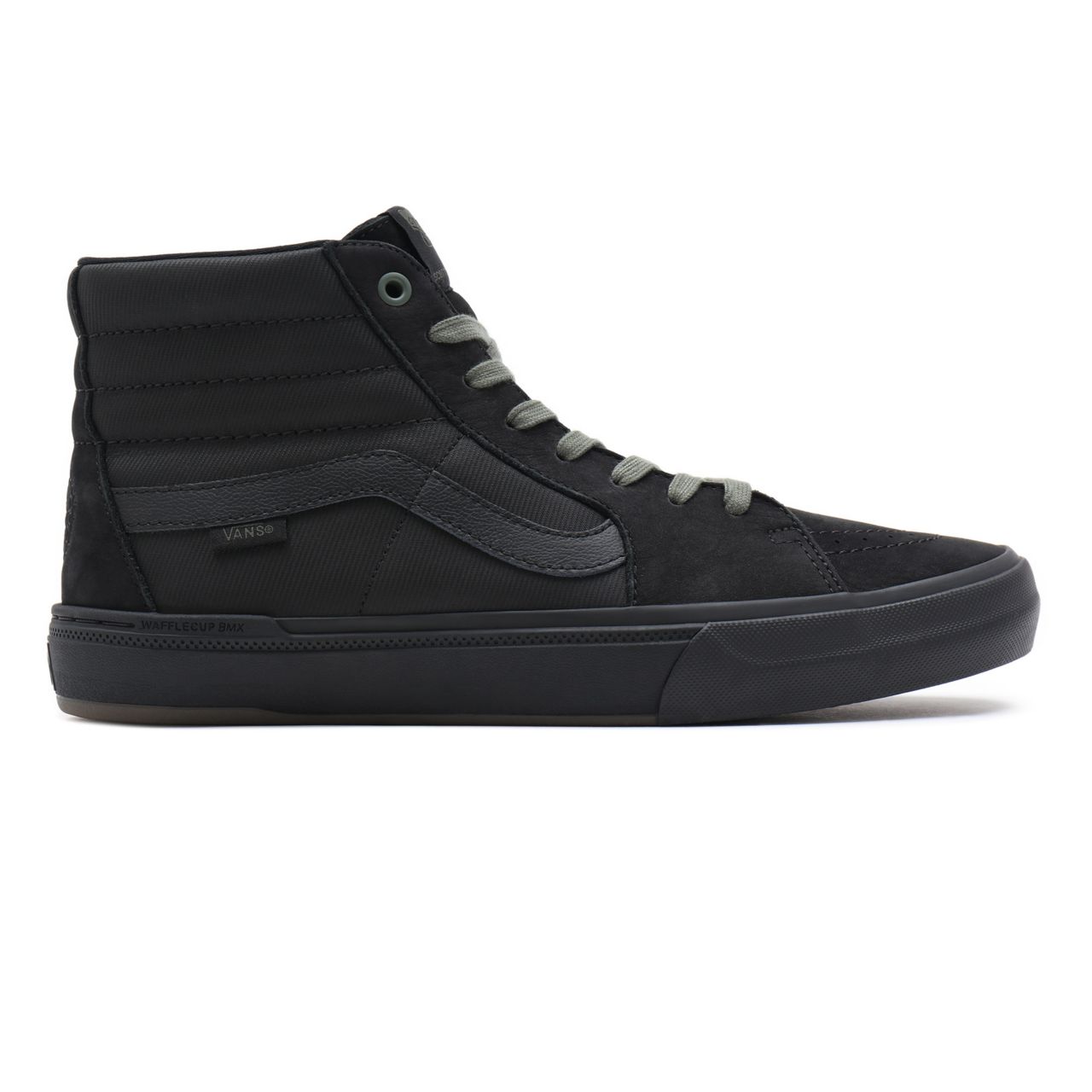 Vans BMX Sk8-Hi Black Classic Mens Womens - (Scotty Cranmer) black/thyme VN0A5JIQ9BH Shoes