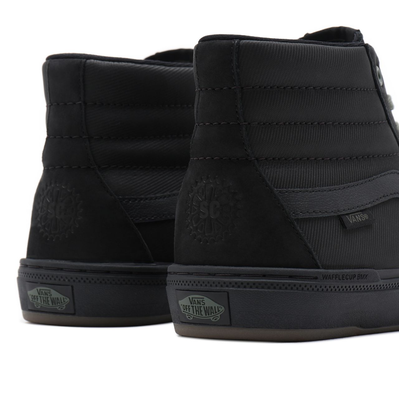 Vans BMX Sk8-Hi Black Classic Mens Womens - (Scotty Cranmer) black/thyme VN0A5JIQ9BH Shoes