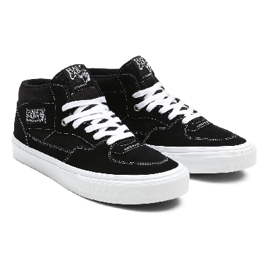 Vans Skate Half Cab Black Classic Mens Womens - Black/White VN0A5FCDY28 Shoes