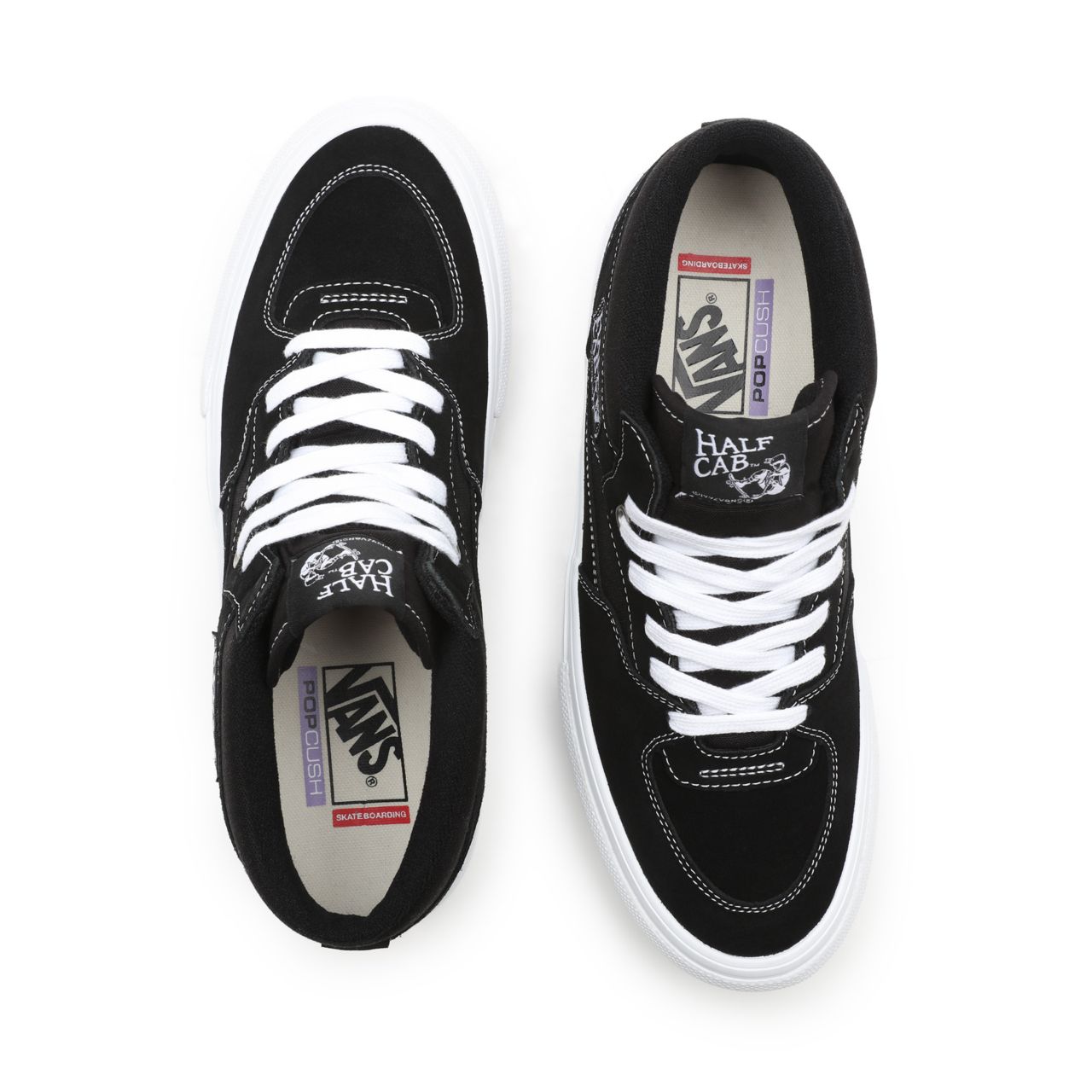 Vans Skate Half Cab Black Classic Mens Womens - Black/White VN0A5FCDY28 Shoes