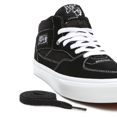 Vans Skate Half Cab Black Classic Mens Womens - Black/White VN0A5FCDY28 Shoes