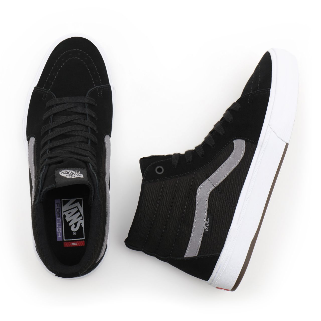 Vans BMX Sk8-Hi Black Classic Mens Womens - black/gray/white VN0A5JIQ9BG Shoes