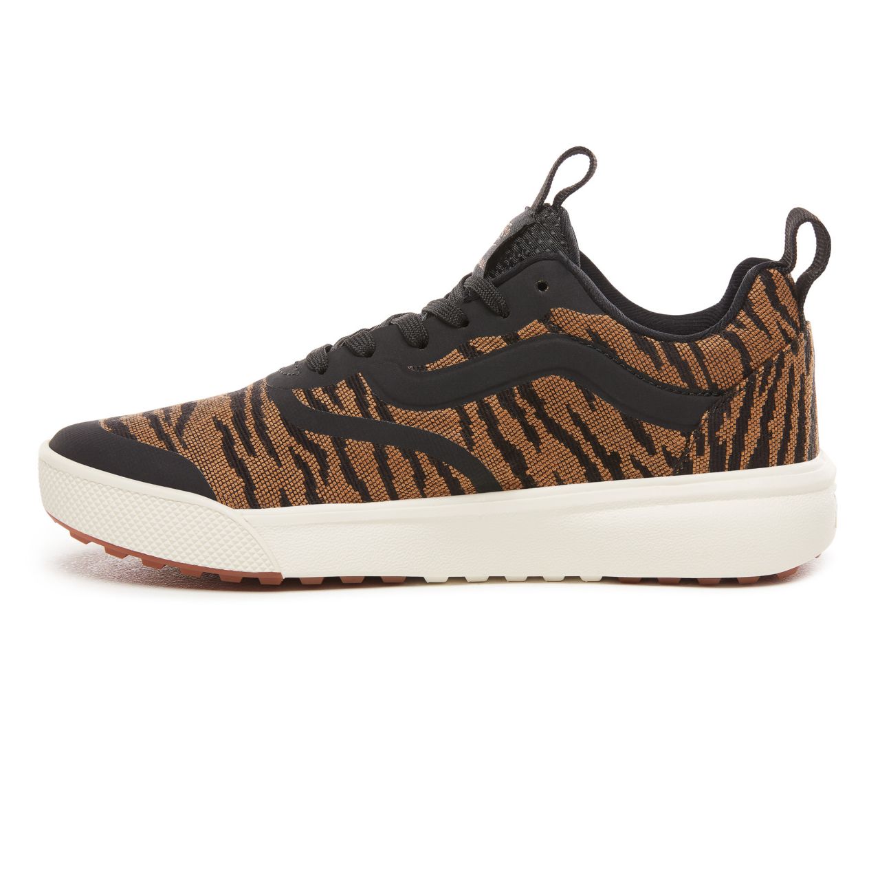 Vans Woven Tiger Ultrarange Rapidweld Classic Mens Womens - (Woven Tiger) Black VN0A3MVUUR3 Shoes