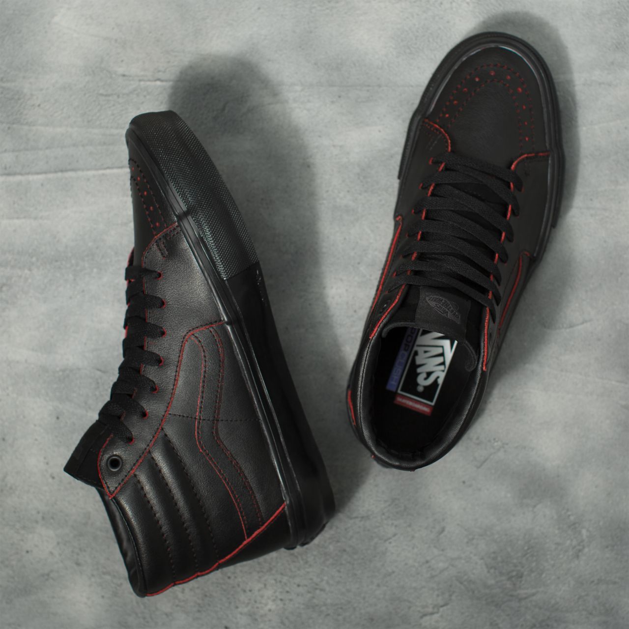 Vans Wearaway Skate Sk8-Hi Black Classic Mens Womens - (Wearaway) hot sauce VN0A5FCC9CX Shoes