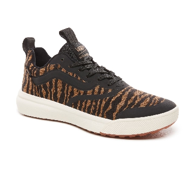 Vans Woven Tiger Ultrarange Rapidweld Classic Mens Womens - (Woven Tiger) Black VN0A3MVUUR3 Shoes