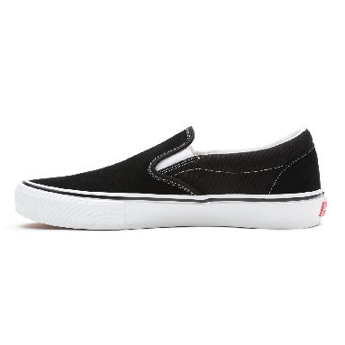 Vans Skate Slip-On Black Classic Mens Womens - Black/White VN0A5FCAY28 Shoes