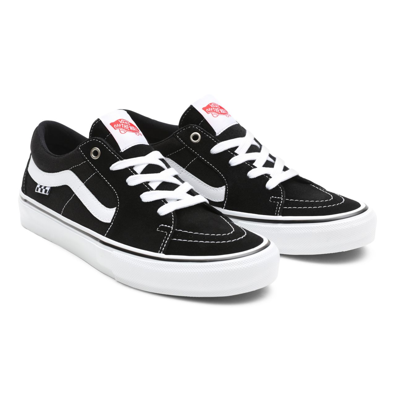 Vans Skate SK8-Low Black Classic Mens Womens - Black/White VN0A5FCFY28 Shoes