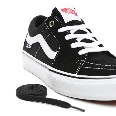 Vans Skate SK8-Low Black Classic Mens Womens - Black/White VN0A5FCFY28 Shoes