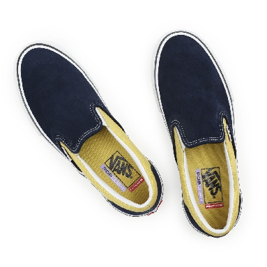 Vans Skate Slip-On Blue Classic Mens Womens - navy/gold VN0A5FCANGL Shoes