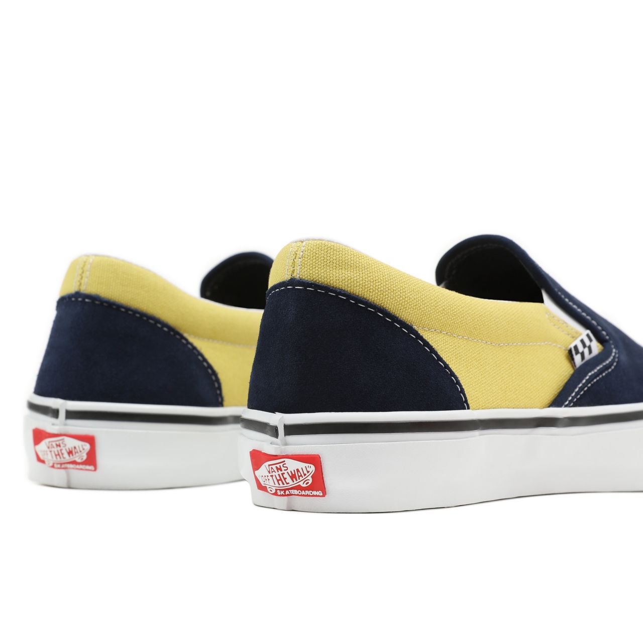 Vans Skate Slip-On Blue Classic Mens Womens - navy/gold VN0A5FCANGL Shoes