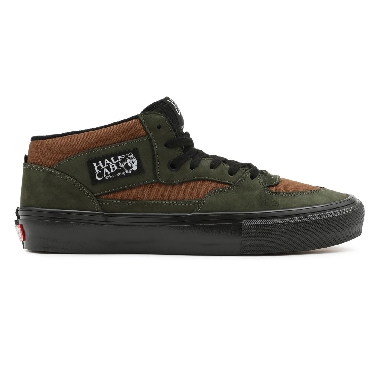 Vans Nubuck Skate Half Cab Green Classic Mens Womens - (Nubuck) Beef/Broccoli VN0A5FCD89J Shoes