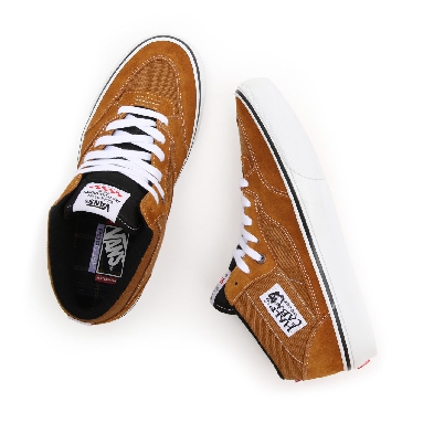 Vans Skate Half Cab 92 Brown Classic Mens Womens - (Reynolds) golden brown VN0A5KYA9CS Shoes