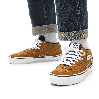 Vans Skate Half Cab 92 Brown Classic Mens Womens - (Reynolds) golden brown VN0A5KYA9CS Shoes