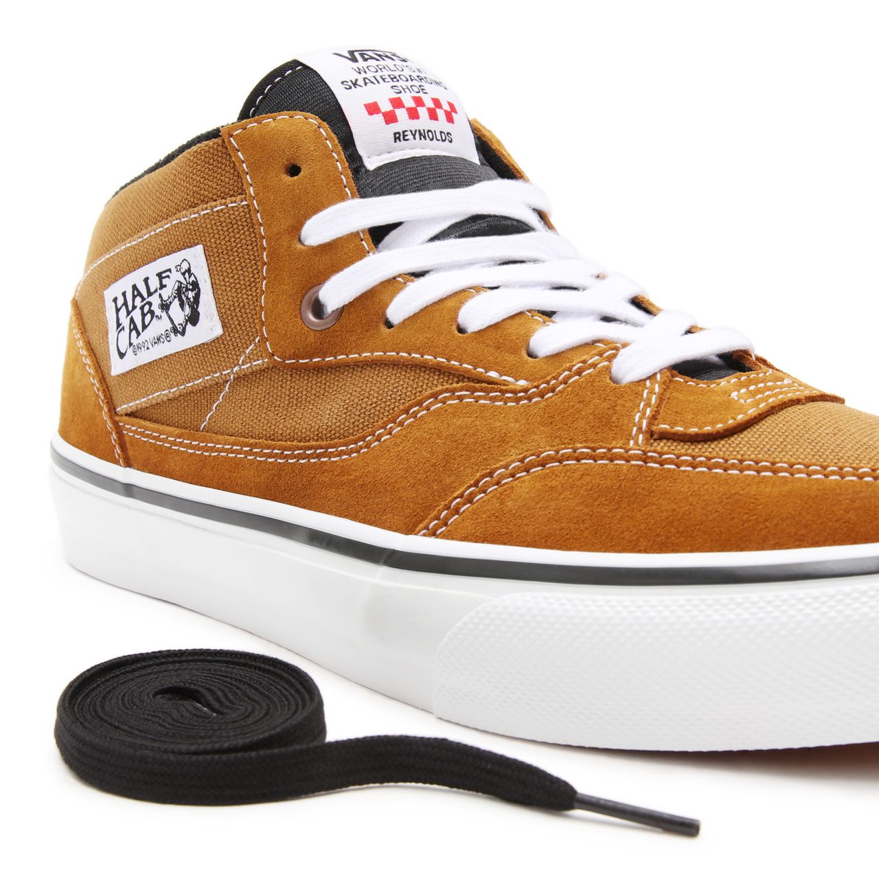 Vans Skate Half Cab 92 Brown Classic Mens Womens - (Reynolds) golden brown VN0A5KYA9CS Shoes