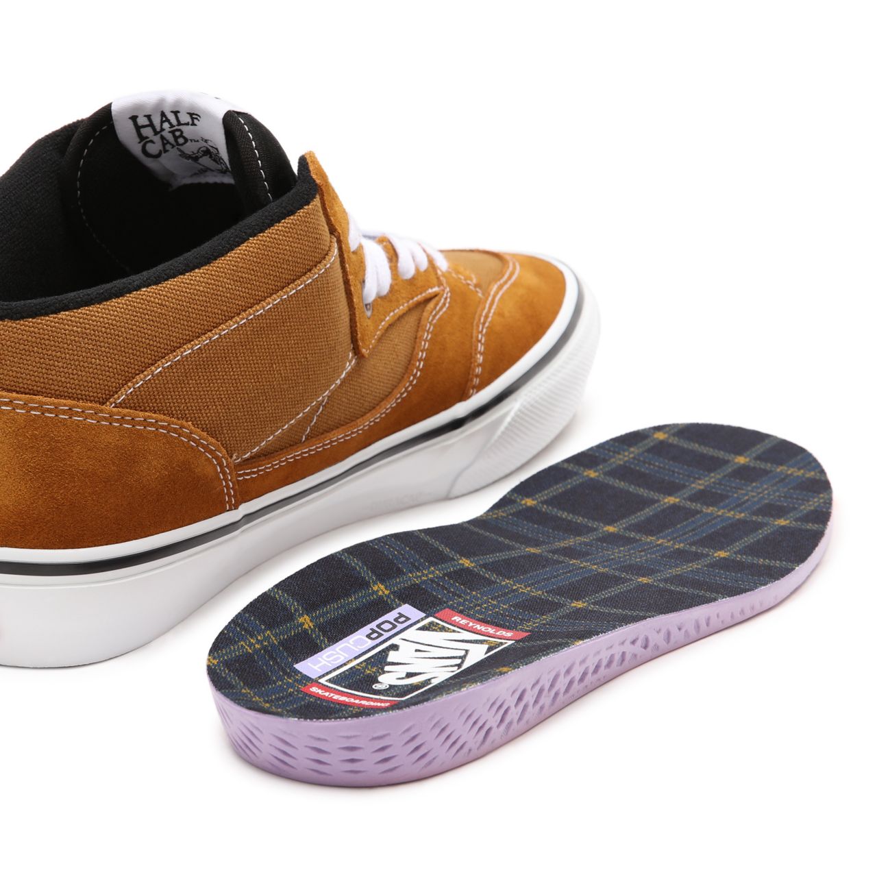 Vans Skate Half Cab 92 Brown Classic Mens Womens - (Reynolds) golden brown VN0A5KYA9CS Shoes