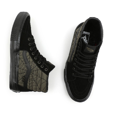 Vans Kadow Skate Sk8-Hi Black Classic Mens Womens - (Kadow) Web VN0A5FCC89O Shoes