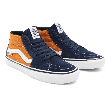 Vans Skate Grosso Mid Orange Classic Mens Womens - navy/orange VN0A5FCGYG9 Shoes