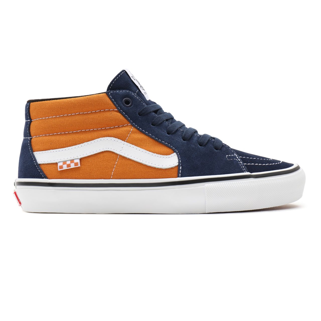 Vans Skate Grosso Mid Orange Classic Mens Womens - navy/orange VN0A5FCGYG9 Shoes