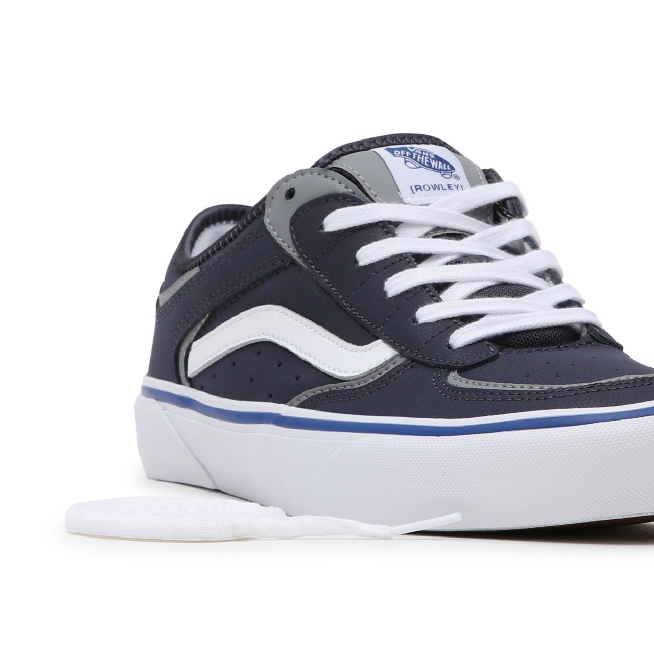 Vans Rowley Blue Classic Mens Womens - Navy/White VN0A5KQTNAV Shoes