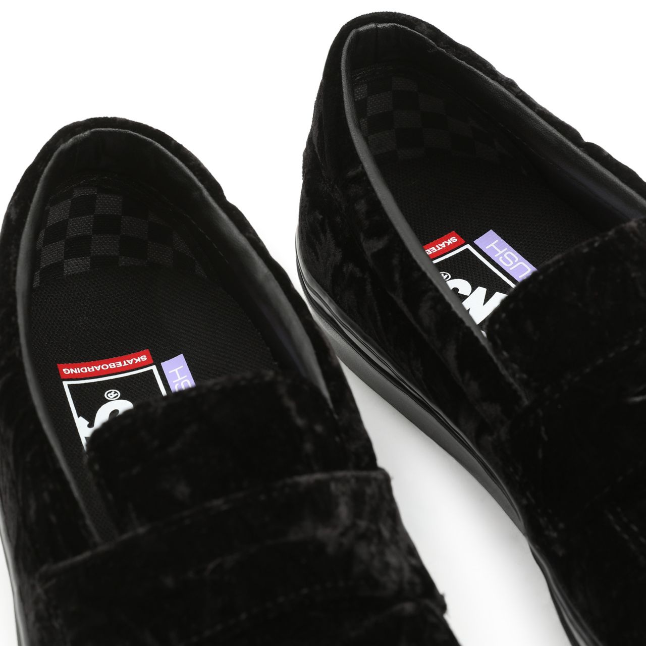 Vans Velvet Skate Style 53 Black Classic Mens Womens - (Velvet) Black VN0A5HEL5AA Shoes