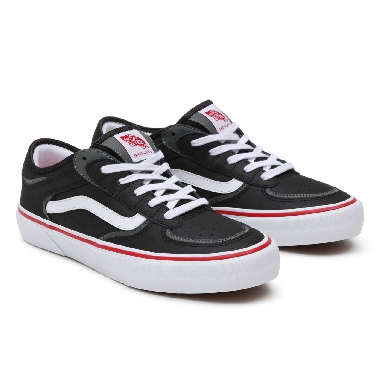 Vans Rowley Black Classic Mens Womens - Black/White/Red VN0A5KQTBWT Shoes