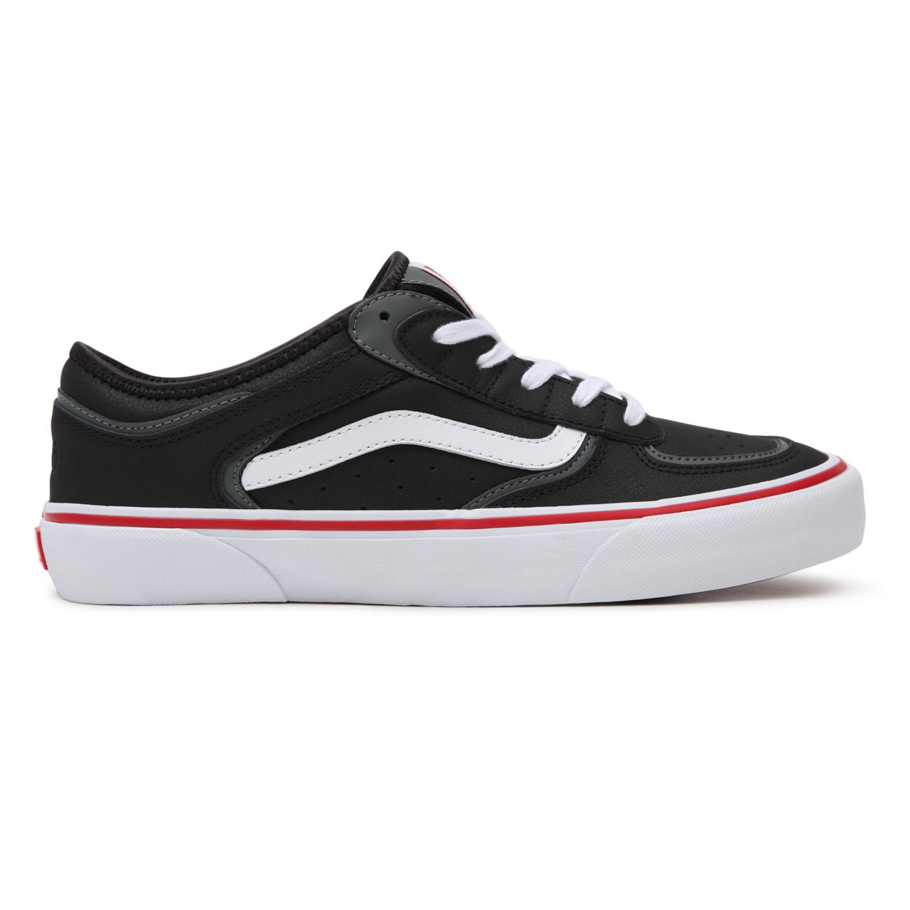 Vans Rowley Black Classic Mens Womens - Black/White/Red VN0A5KQTBWT Shoes