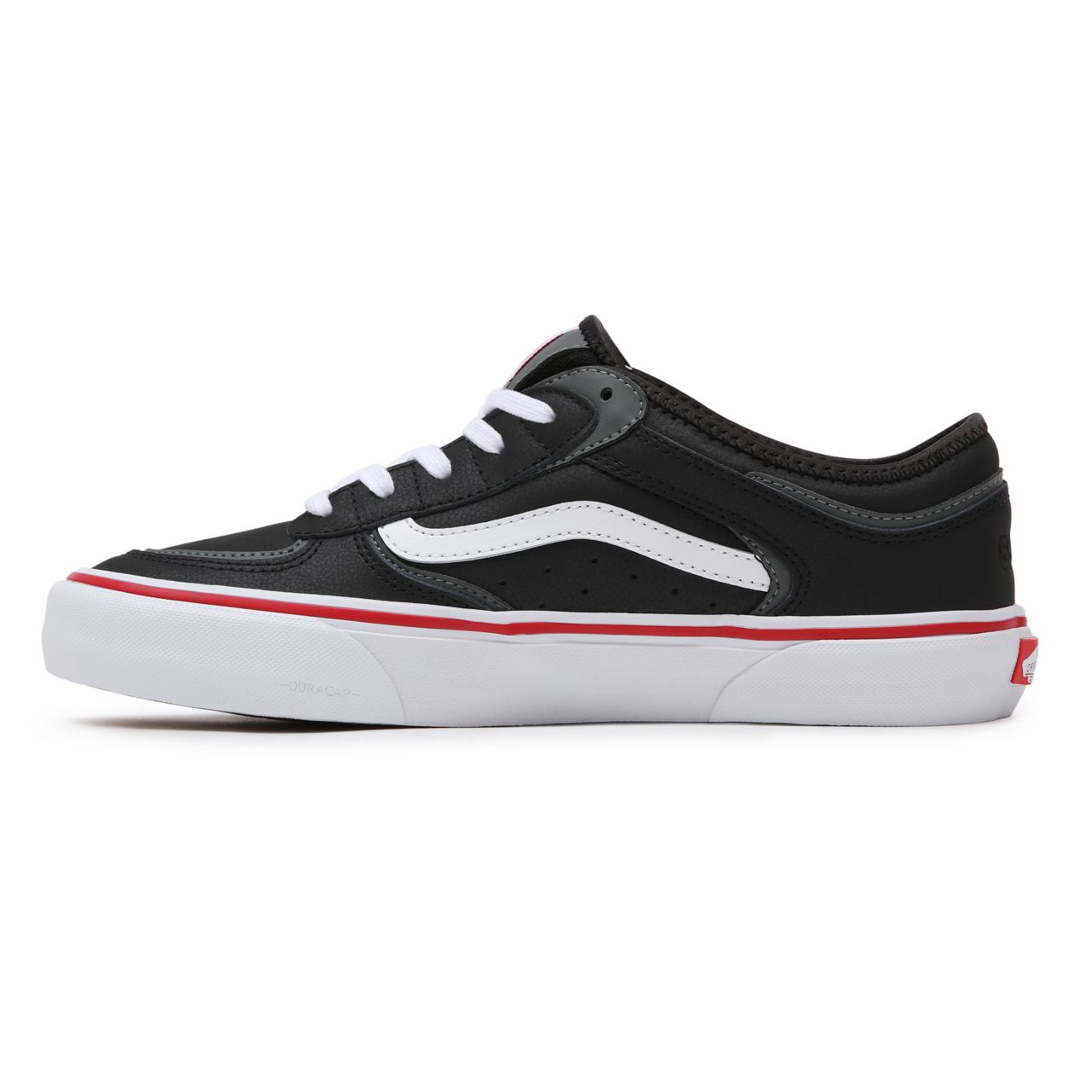 Vans Rowley Black Classic Mens Womens - Black/White/Red VN0A5KQTBWT Shoes