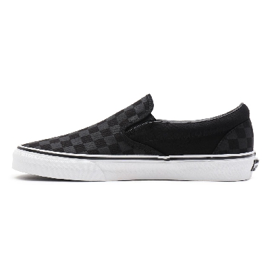 Vans Checkerboard Classic Slip-On Black Classic Mens Womens - (Checkerboard)Black/Black VN000EYE276 Shoes