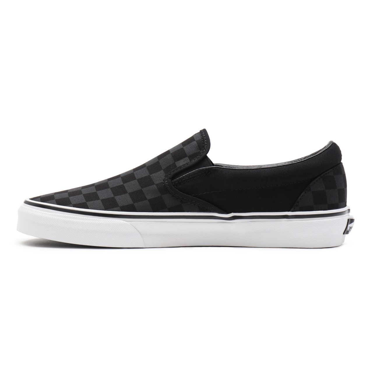 Vans Checkerboard Classic Slip-On Black Classic Mens Womens - (Checkerboard)Black/Black VN000EYE276 Shoes