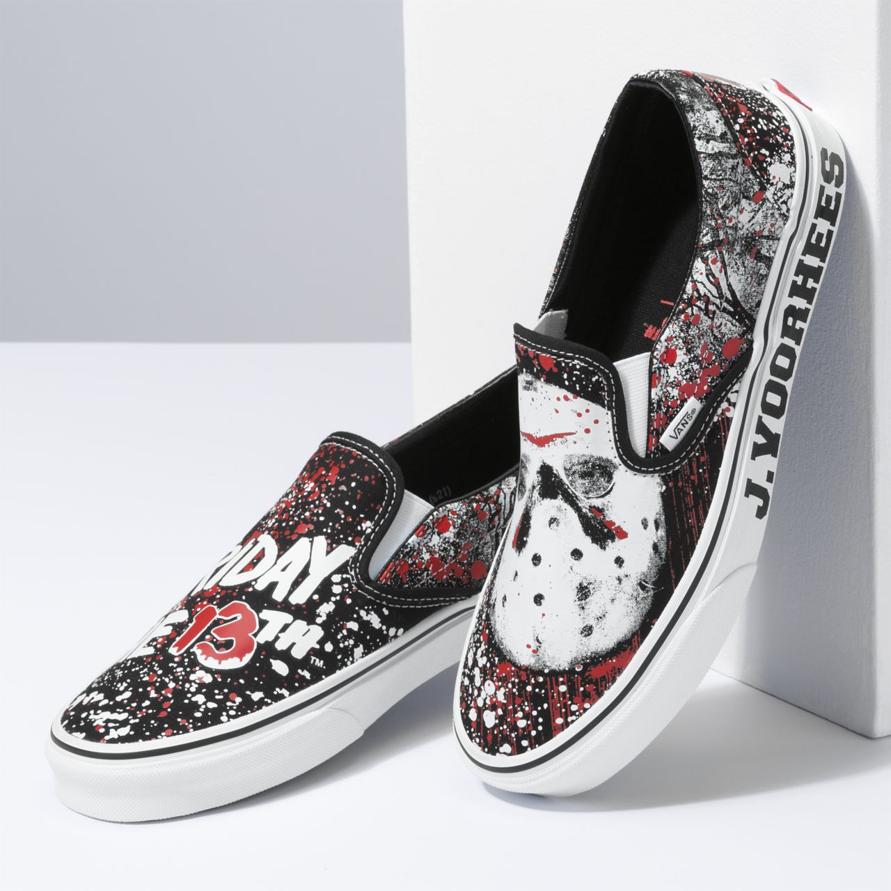 Vans X Friday The 13th Classic Slip-On Black Classic Mens Womens - (Terror) Friday The 13Th VN0A4U38ZPL Shoes