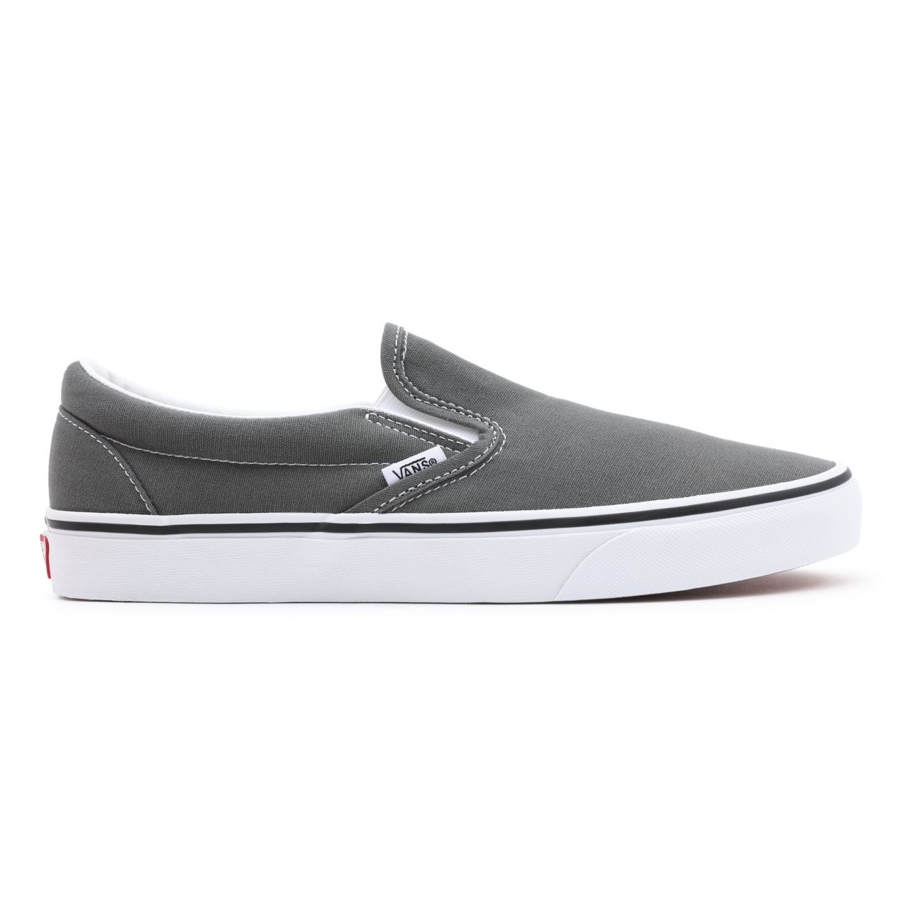 Vans Canvas Classic Slip-On Grey Classic Mens Womens - Charcoal (Canvas) VN000EYECHR Shoes