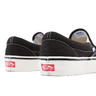 Vans Anaheim Factory Classic Slip-On 98 DX Black Classic Mens Womens - (Anaheim Factory) Og Black VN0A3JEXUDA Shoes