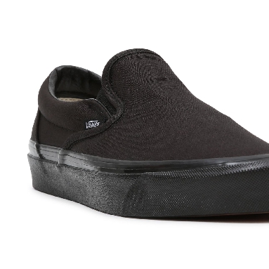 Vans Anaheim Factory Classic Slip-On 98 DX Black Classic Mens Womens - (Anaheim Factory) Og Black/Black VN0A3JEXUCX Shoes