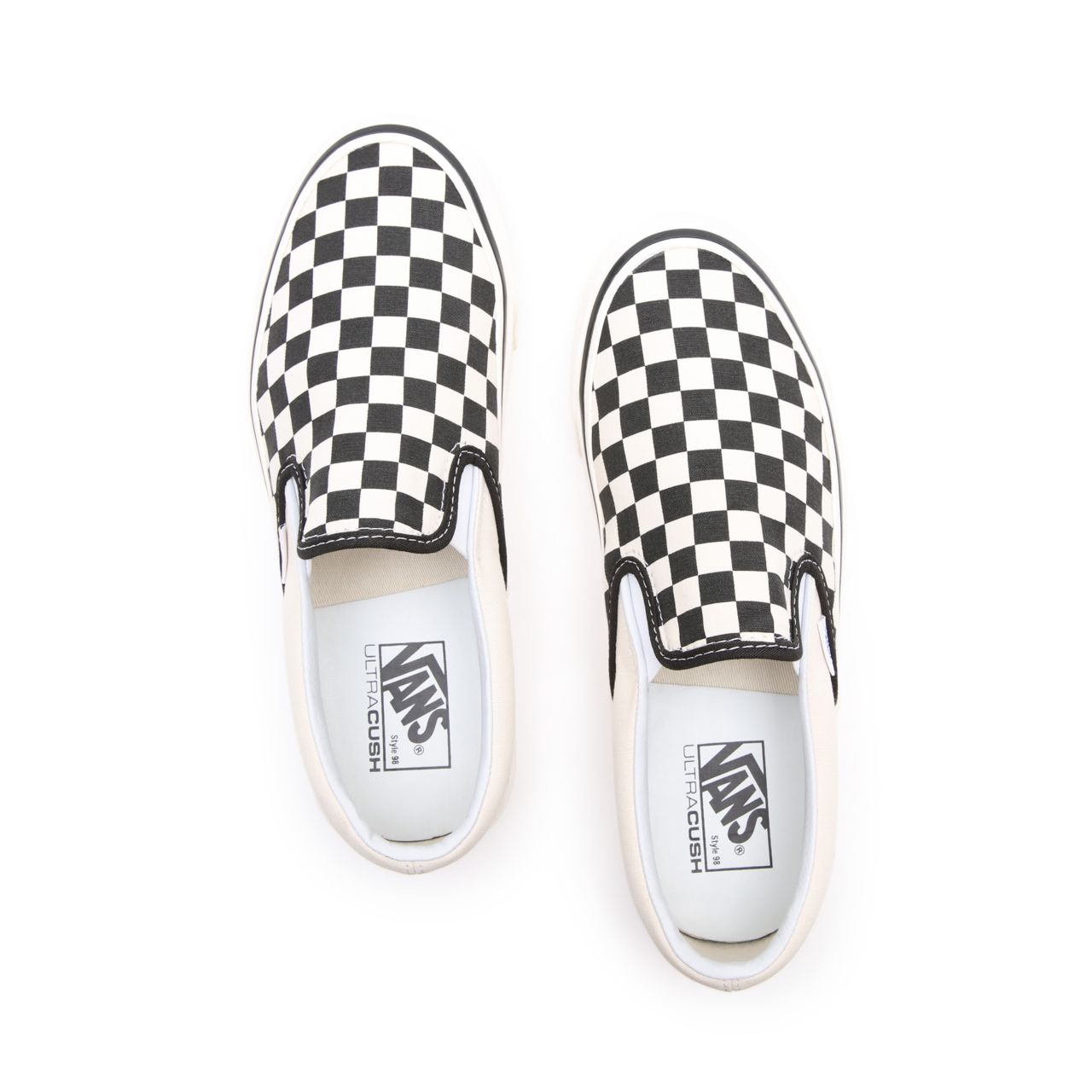 Vans Anaheim Factory Classic Slip-On 98 DX Black Classic Mens Womens - (Anaheim Factory) Checkerboard/Black/White VN0A3JEXPU1 Shoes