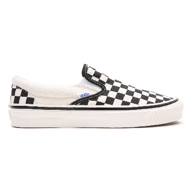 Vans Anaheim Factory Classic Slip-On 98 DX Black Classic Mens Womens - (Anaheim Factory) Checkerboard/Black/White VN0A3JEXPU1 Shoes