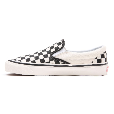 Vans Anaheim Factory Classic Slip-On 98 DX Black Classic Mens Womens - (Anaheim Factory) Checkerboard/Black/White VN0A3JEXPU1 Shoes