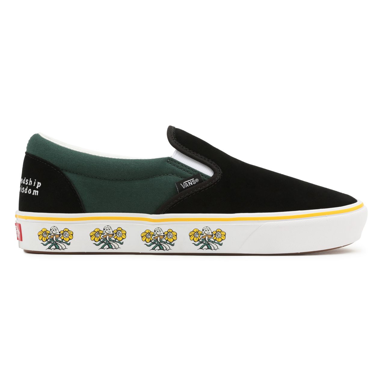 Vans Trip Outdoors ComfyCush Slip-On Black Classic Mens Womens - (Trip Outdoors) Black/Sycamore VN0A3WMD8WN Shoes