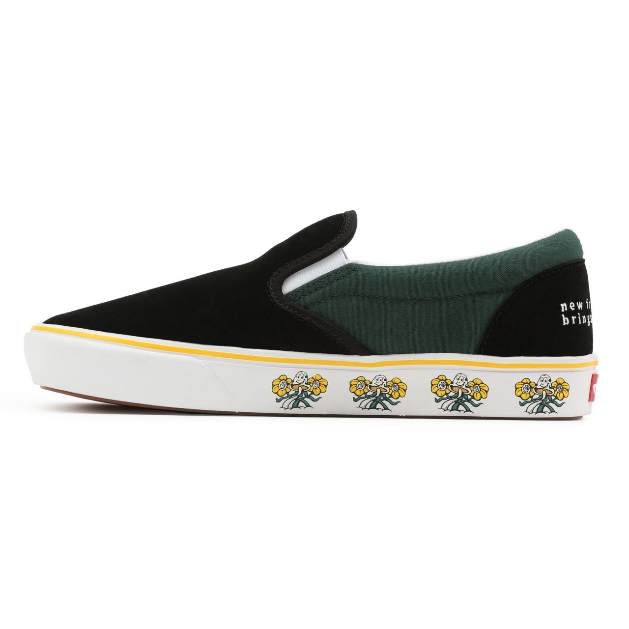 Vans Trip Outdoors ComfyCush Slip-On Black Classic Mens Womens - (Trip Outdoors) Black/Sycamore VN0A3WMD8WN Shoes