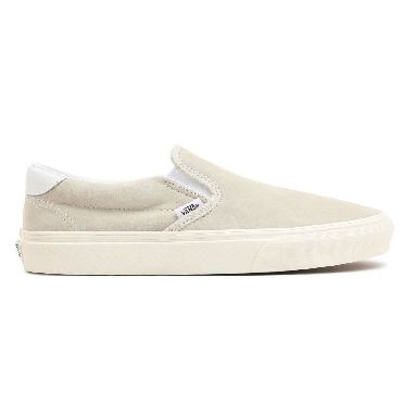 Vans Slip-On 59 Beige Classic Mens Womens - (Pig Suede) Oatmeal/Snow White VN0A38GU94V Shoes