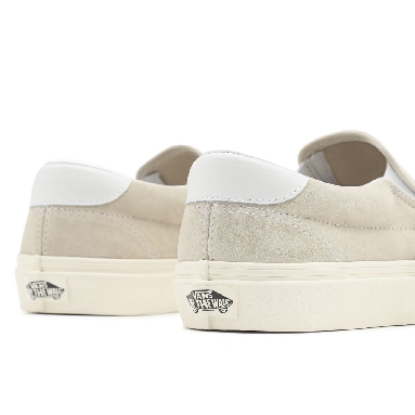 Vans Slip-On 59 Beige Classic Mens Womens - (Pig Suede) Oatmeal/Snow White VN0A38GU94V Shoes