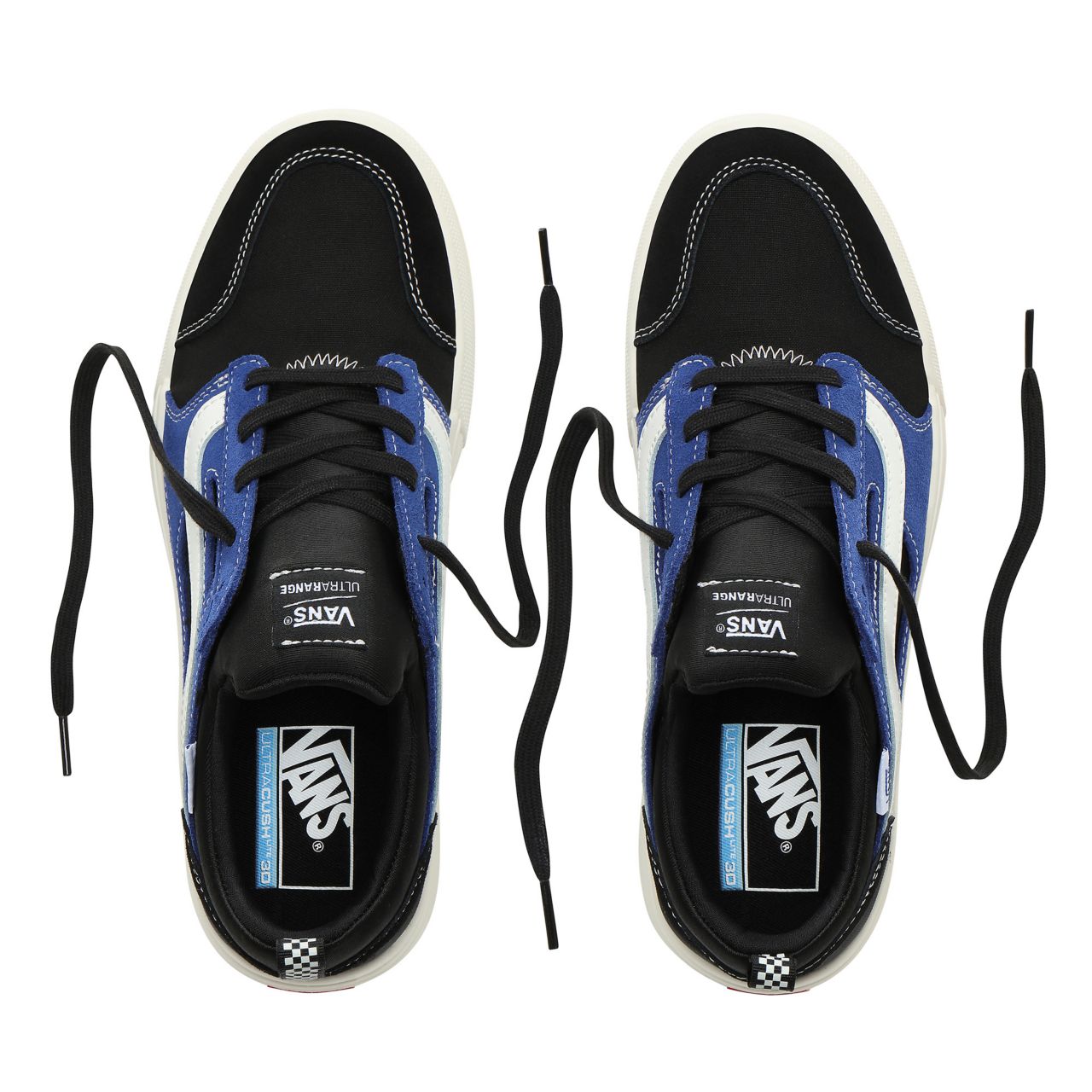 Vans Check Ultrarange 3D Classic Mens Womens - (Check) Black/Blue VN0A3TKW0RY Shoes