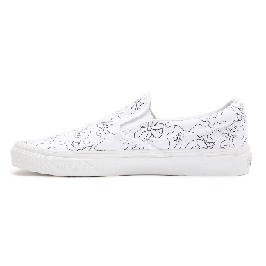 Vans U-Paint Classic Slip-On White Classic Mens Womens - (U-Paint) camo daisy VN0A33TB9HZ Shoes