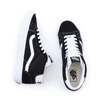 Vans Mid Skool 37 Black Classic Mens Womens - Black-True White VN0A3TKF6BT Shoes