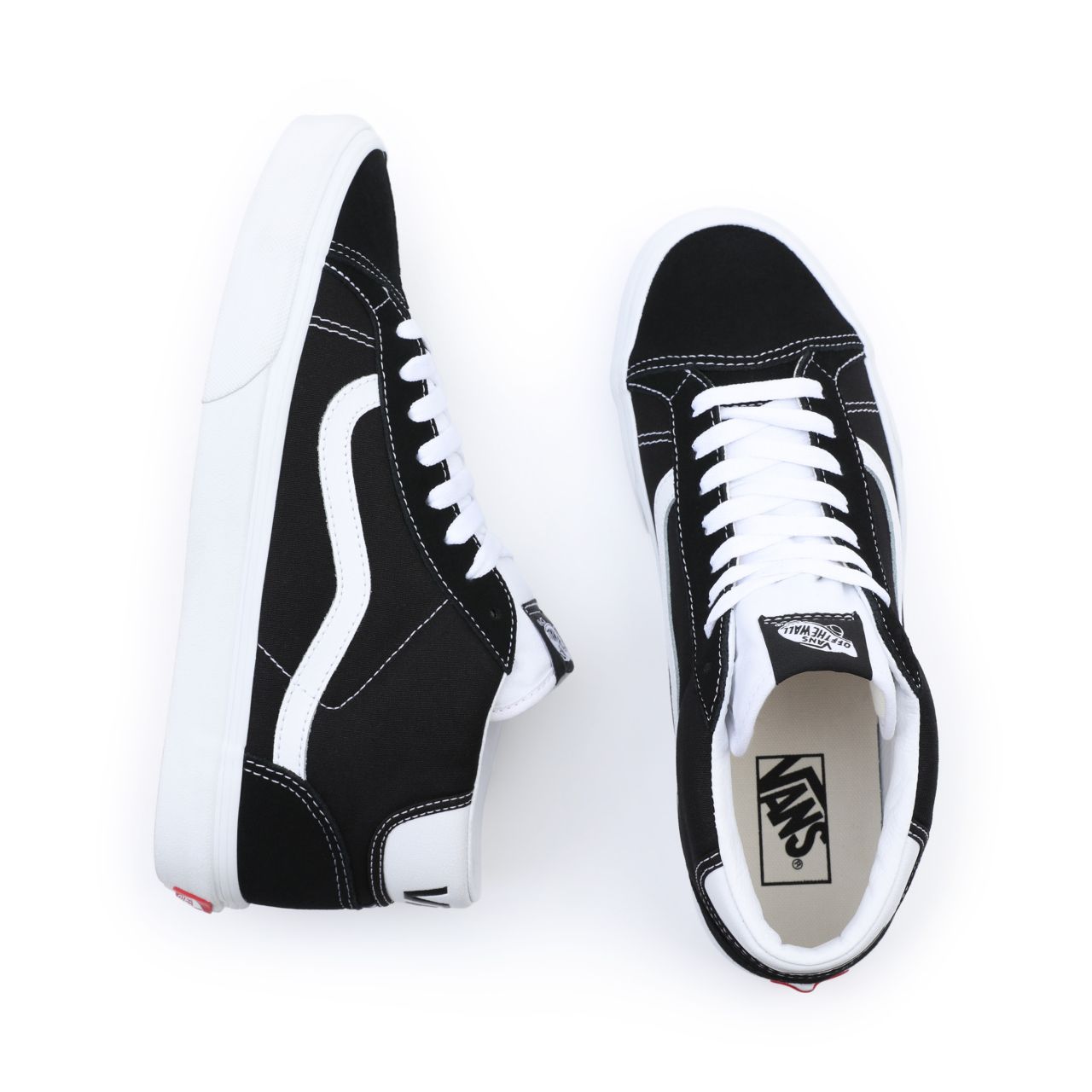 Vans Mid Skool 37 Black Classic Mens Womens - Black-True White VN0A3TKF6BT Shoes