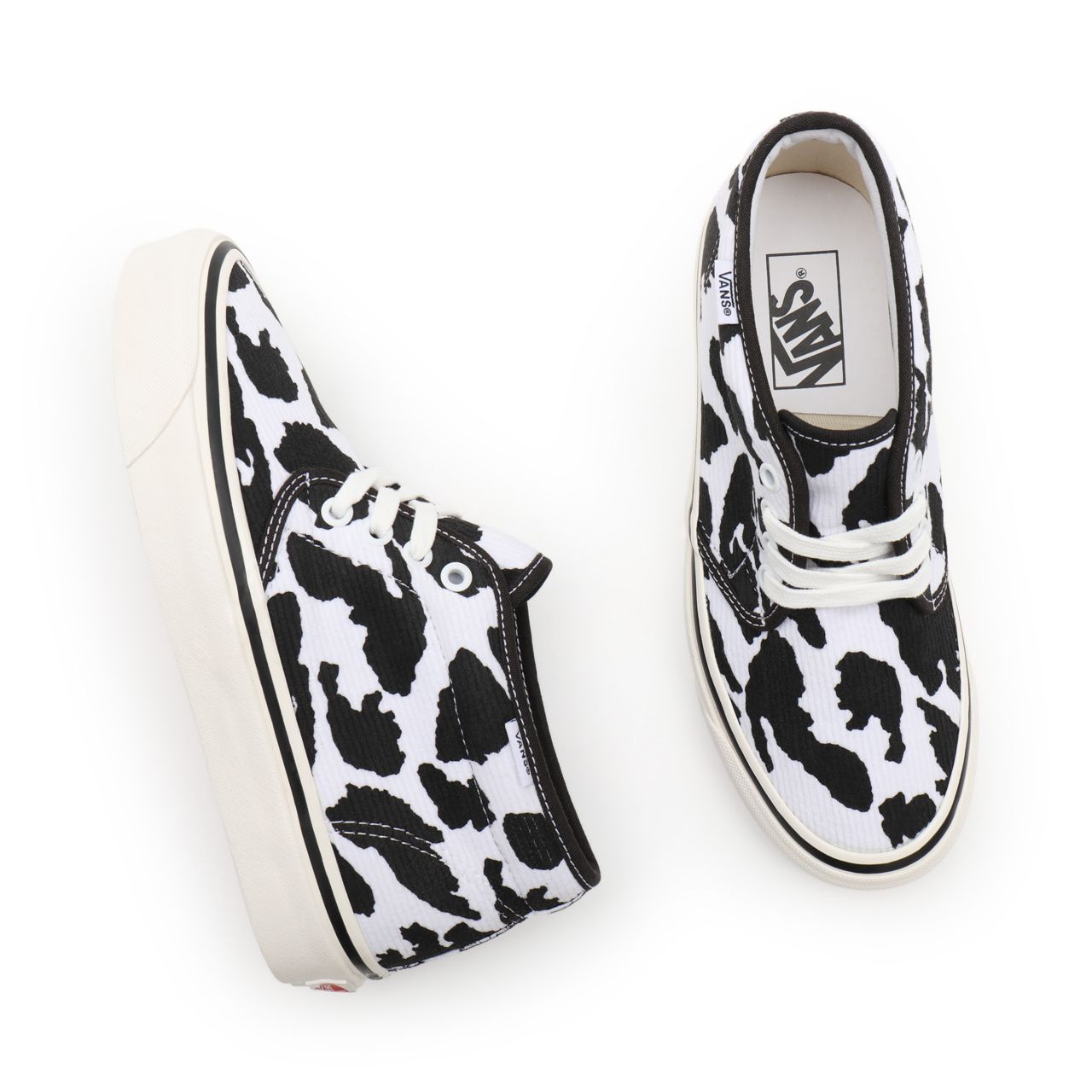 Vans Anaheim Factory Chukka 49 DX Black Classic Mens Womens - (Anaheim Factory) og white corduroy/og cow print VN0A4BTI9GP Shoes