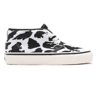 Vans Anaheim Factory Chukka 49 DX Black Classic Mens Womens - (Anaheim Factory) og white corduroy/og cow print VN0A4BTI9GP Shoes